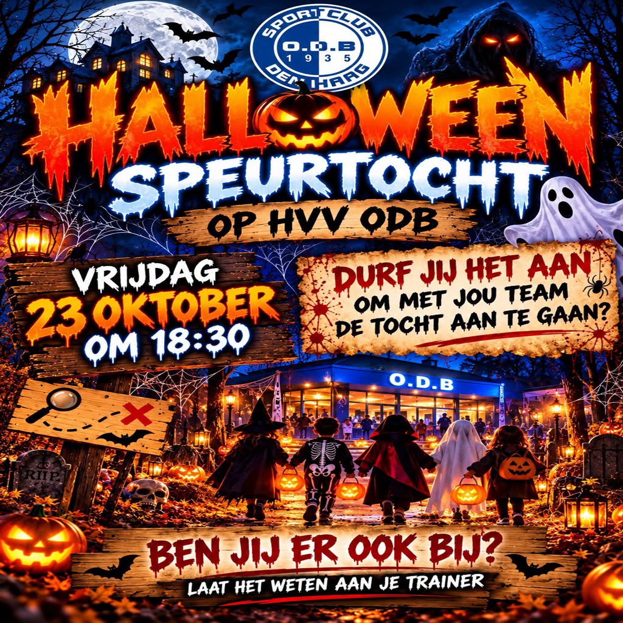 👻🎃BOEEE!   HALLOWEEN  BIJ HVV ODB! 👻🎃