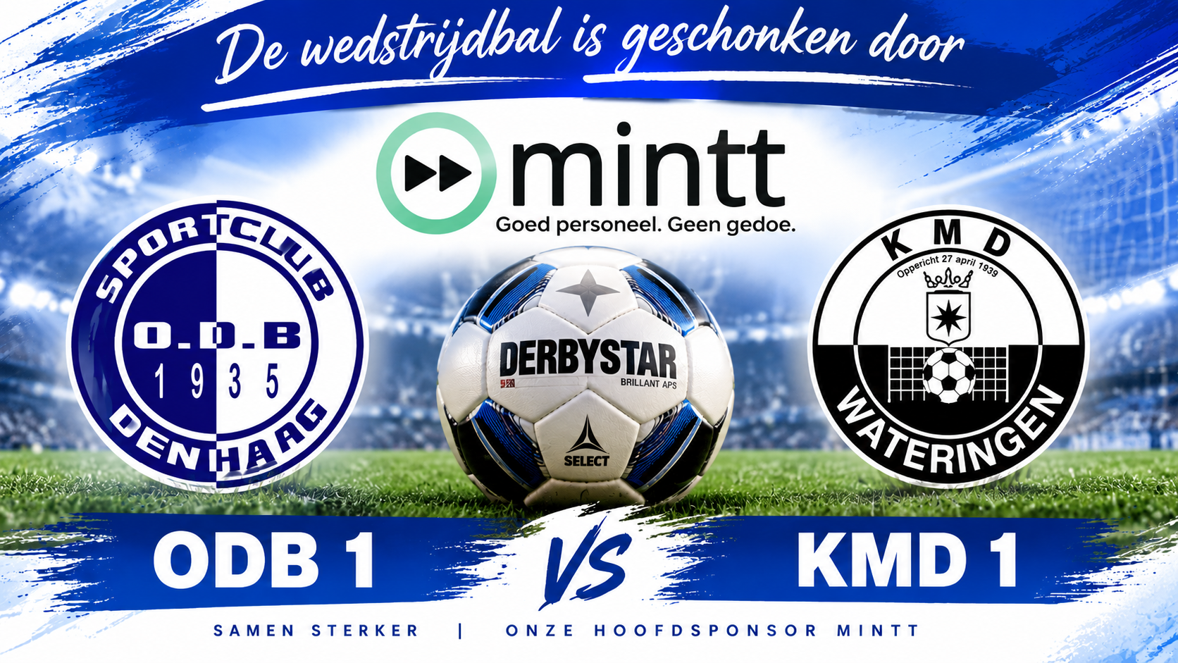 ⚽💙🤍 MINTT SCHENKT DE WEDSTRIJDBAL! 🤍💙⚽